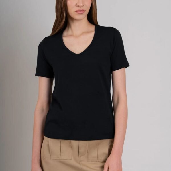 Berryclub - PACK 3 Pima Cuello V Dama - Negro, Beige, Vino - Imagen 2