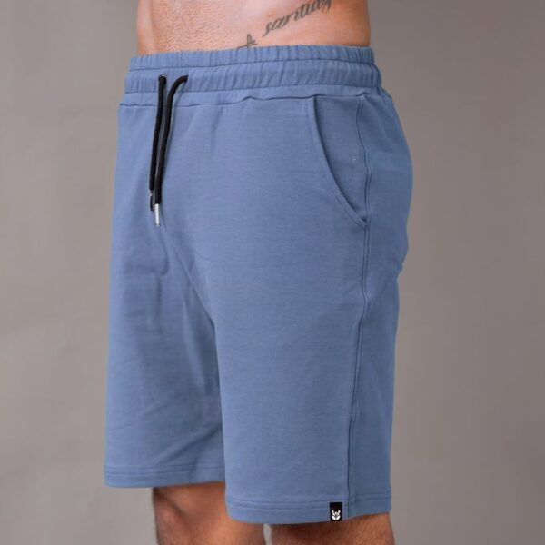 Catlion - Short Buzo Regular Azul Denim