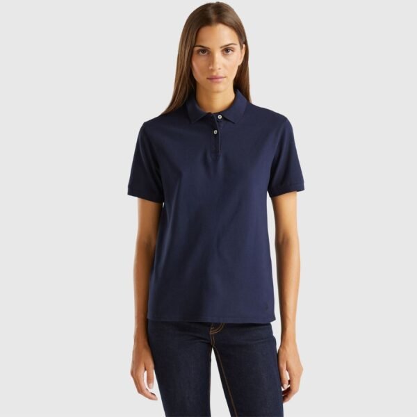 Berryclub - Polo camisero clásico Azul marino