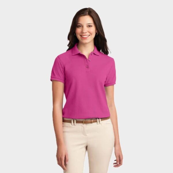 Berryclub - Polo camisero clásico Fucsia