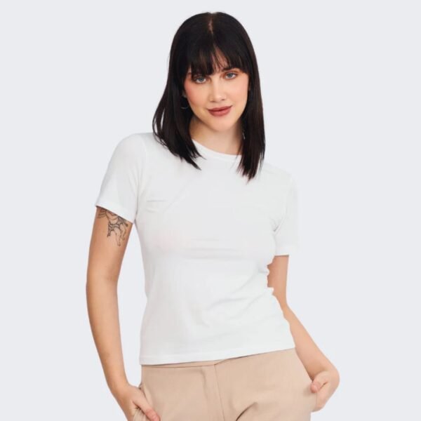 Berryclub -  Polo Pima cuello Redondo Blanco