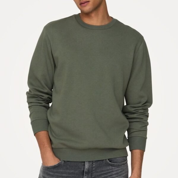 INFINITY - Polera Cuello R - Verde Militar - Imagen 2