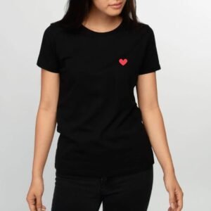 Berryclub - Polo Gráfico color Negro "Love"