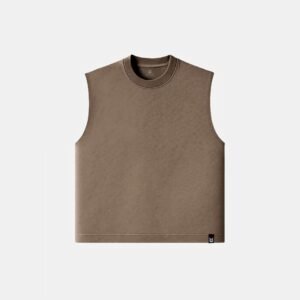 Catlion - Tank Top Oversize Marrón