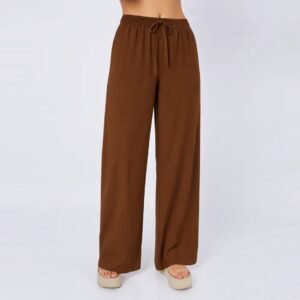 Berryclub - Pantalón Palazzo Marrón